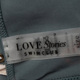 LOVE STORIES SWIMCLUB Triangle Bikini Top Size IT 3 / M Non Padded Lace Up Front gallery photo number 7