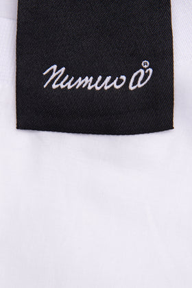 NUMERO 00 T-Shirt Top Size XL Contrast Ribbed Two Tone Crew Neck  Made in Italy gallery photo number 6