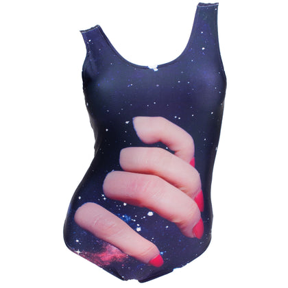 CASSIUS & TOILETPAPER FOR COLETTE Swimsuit Size M Double Layer Night Sky Pattern gallery photo number 1