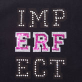 !M?ERFECT T-Shirt Dress Size 12Y Embellished Front Short Sleeve Crew Neck gallery photo number 3