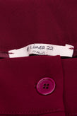 #LINEA 22 Trousers Size IT 40 / XS Stretch Bordeaux Slim Fit Made in Italy gallery photo number 6