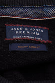 JACK & JONES PREMIUM Sweatshirt Size XL Printed Front Worn Look Melange Effect gallery photo number 6