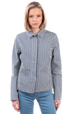 RRP €110 8 Denim Jacket Size M Striped Button Front Regular Collar Made in Italy gallery photo number 3