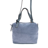 RRP€205 MY CHOICE Suede Leather Tote Bag Slouchy Design Zipped Made in Italy gallery photo number 1