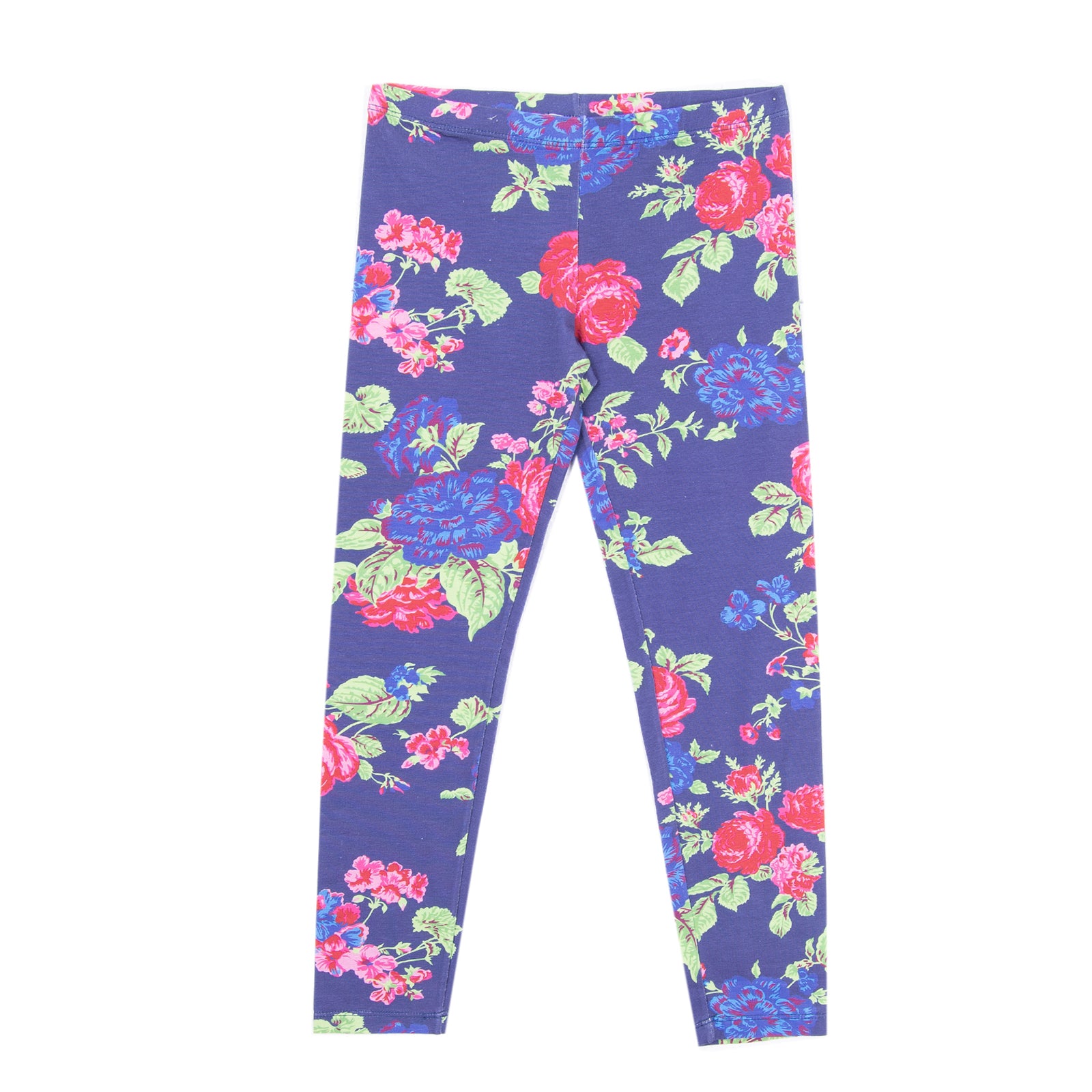 MSGM KIDS Leggings Size 8Y Floral Pattern Made in Italy gallery main photo