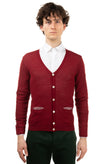 RRP €265 ZANONE Cardigan Size IT 50 Wool Blend Double Layered Made in Italy gallery photo number 3