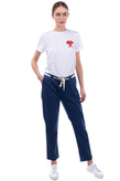 RRP €105 SWILDENS Chino Style Trousers Size 3 / L Tie Adjustable Waist Zip Fly gallery photo number 1