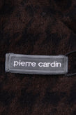 PIERRE CARDIN Stole Scarf Wool Blend Houndstooth Pattern Made in Italy gallery photo number 5