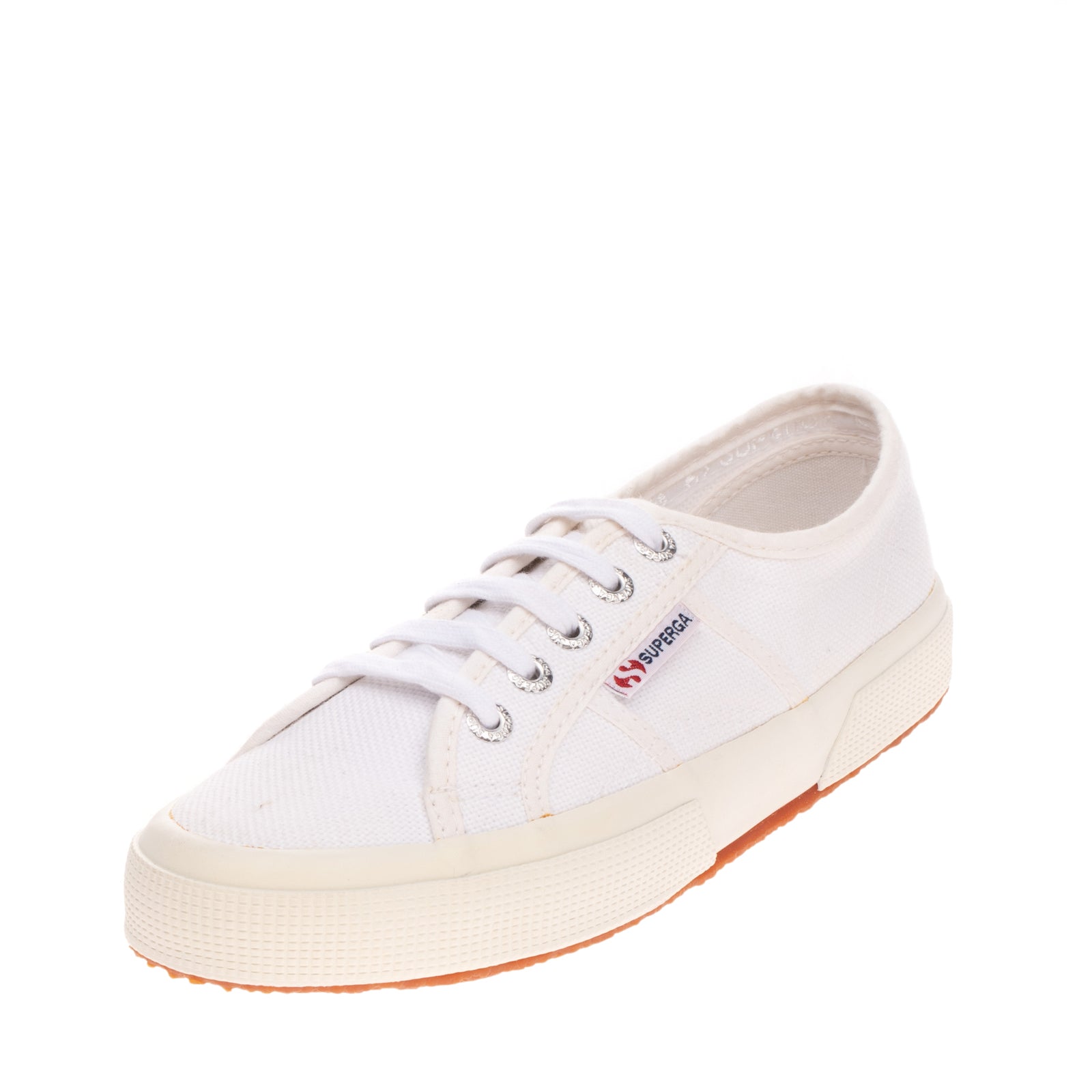 SUPERGA Canvas Sneakers Size 37 UK 4 US 6.5 Logo Patch Lace Up Crepe Sole gallery main photo