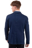 RRP€185 LDA UPPER CASUAL Blazer Jacket Size 50 / L Garment Dye Geometric Pattern gallery photo number 4