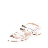 RRP€110 L'AMOUR By ALBANO Strappy Sandals EU 37 UK 4 US 7 Metallic Made in Italy gallery photo number 1
