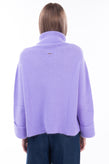 RRP €145 ANNARITA N TWENTY 4H Jumper Size XS Purple Angora Wool Blend Cowl Neck gallery photo number 3