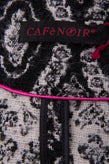 CAFENOIR Boucle Coat Size L-XL Alpaca & Wool Blend Patterned Made in Italy gallery photo number 7