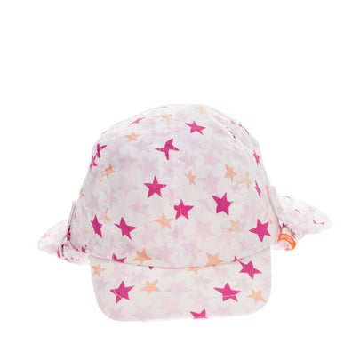 BARTS Sun Chaser 5 Panel Cap Size 47 / 12-18M 30+ UV Protection Star Pattern