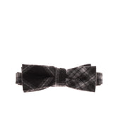 SELECTED HOMME Tweed Bow Tie Wool Blend Tartan Pattern Adjustable Length gallery photo number 1
