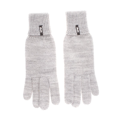 BARTS Everyday Gloves Size 5 / S / 8-10Y Thin Knit Melange Effect Turn Up Cuffs