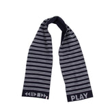 ESPRIT Scarf One Size Knitted Striped Pattern Double Sided Melange Effect gallery photo number 2