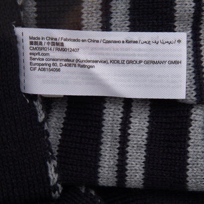 ESPRIT Scarf One Size Knitted Striped Pattern Double Sided Melange Effect gallery photo number 6