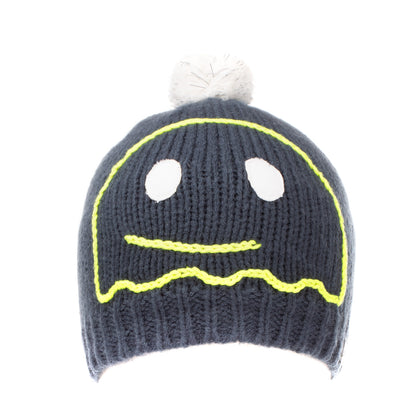 BARTS Spooky Beanie Cap Size 53 / S / 4-8Y LIGHT REFLECTING Knitted Embroidered gallery photo number 1