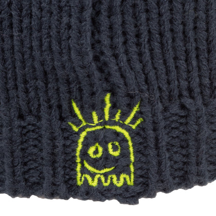 BARTS Spooky Beanie Cap Size 53 / S / 4-8Y LIGHT REFLECTING Knitted Embroidered gallery photo number 5