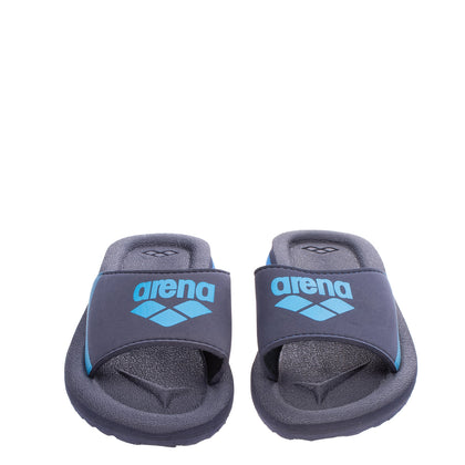ARENA Kids Slide Sandals Size 30 UK 11.5 US 12.5 Footbed Logo Print Open Toe gallery photo number 1