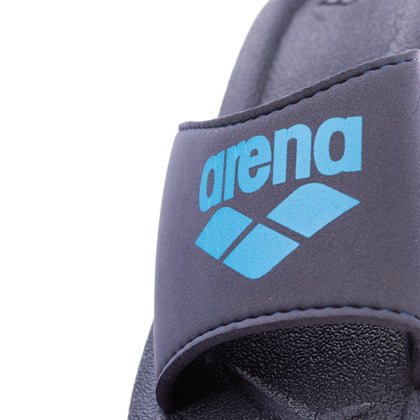 ARENA Kids Slide Sandals Size 30 UK 11.5 US 12.5 Footbed Logo Print Open Toe gallery photo number 6