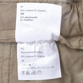 8 Bermuda Shorts Size S Stretch Garment Dye Pleated Drawstring Made in Italy gallery photo number 6