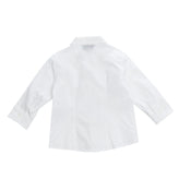 ALETTA Shirt Size 6M / 68CM White Diamond Round Hem Roll-Up Sleeve Made in Italy gallery photo number 2
