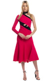 RRP€2560 PROENZA SCHOULER Fit & Flare Dress Size XS Bandage Cut Out One Shoulder gallery photo number 1