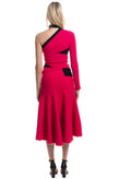 RRP€2560 PROENZA SCHOULER Fit & Flare Dress Size XS Bandage Cut Out One Shoulder gallery photo number 6