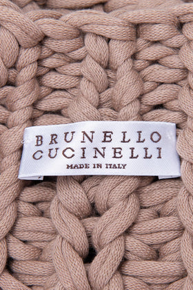 RRP €755 BRUNELLO CUCINELLI Jumper Size L Chunky-Knit Cropped Made in Italy gallery photo number 7