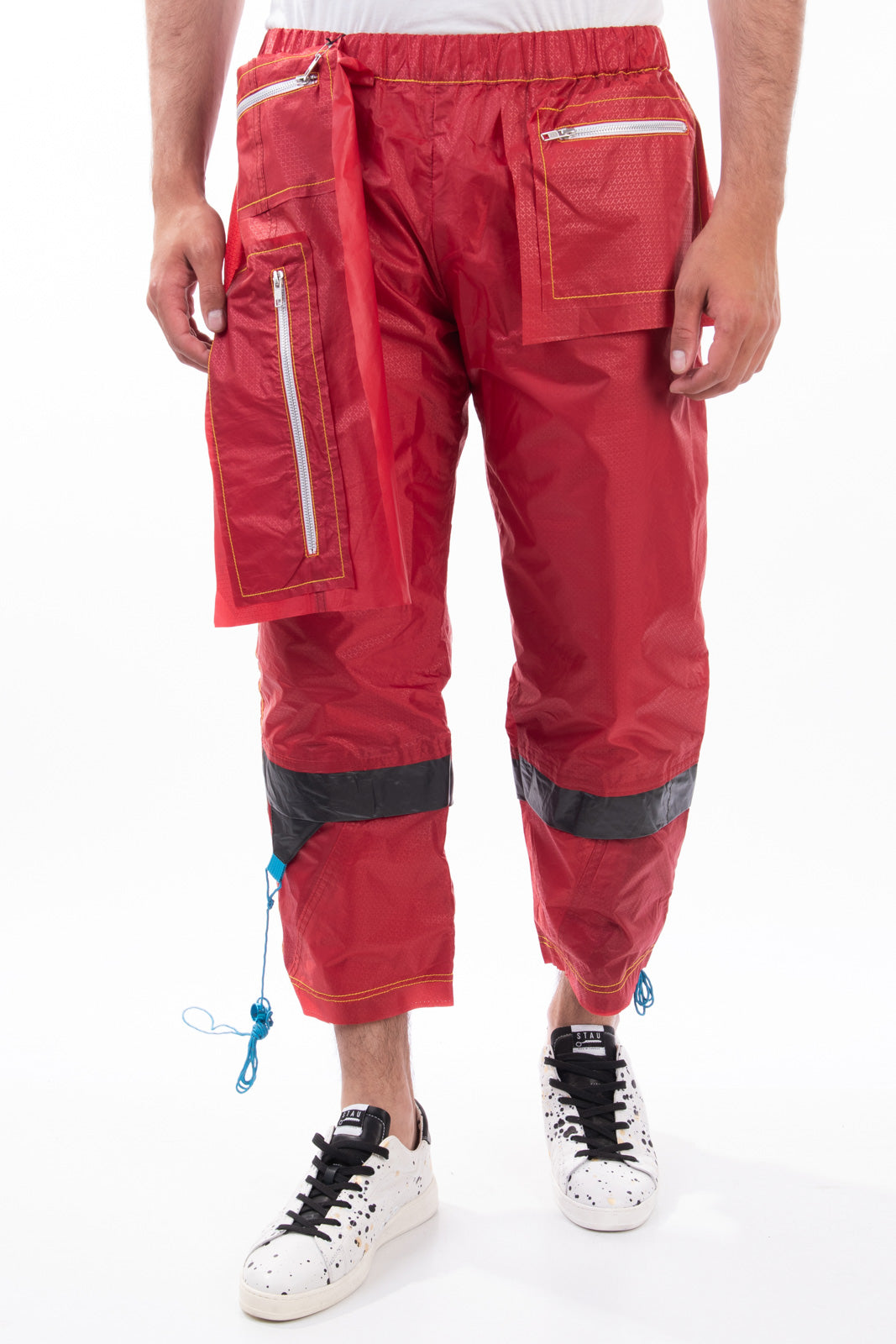 RRP €585 BETHANY WILLIAMS Track Trousers Size L Recycled Tent Exposed Pockets gallery main photo