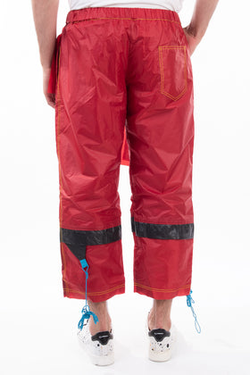 RRP €585 BETHANY WILLIAMS Track Trousers Size L Recycled Tent Exposed Pockets gallery photo number 5