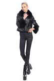 RRP €4275 DOLCE & GABBANA Leather Jacket Size IT 48 / XL Raccoon Fur Trim gallery photo number 2
