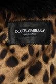 RRP €4275 DOLCE & GABBANA Leather Jacket Size IT 48 / XL Raccoon Fur Trim gallery photo number 8