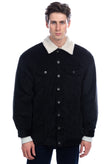 RRP €210 8 Corduroy Jacket Size L Sherpa Inside Button Collared Made in Italy gallery photo number 4