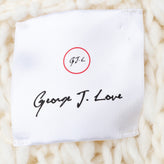 GEORGE J. LOVE Gilet Size L Alpaca & Wool Blend Crochet Loop Knit Made in Italy gallery photo number 8
