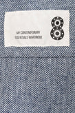 8 Flannel Shirt Size L Herringbone Round Hem Regular Collar Made in Italy gallery photo number 7