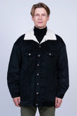 RRP €210 8 Corduroy Jacket Size XXL Sherpa Inside Full Button Made in Italy gallery photo number 3