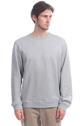 8 Sweatshirt Size XL Melange Effect Long Sleeve Crew Neck Made in Portugal