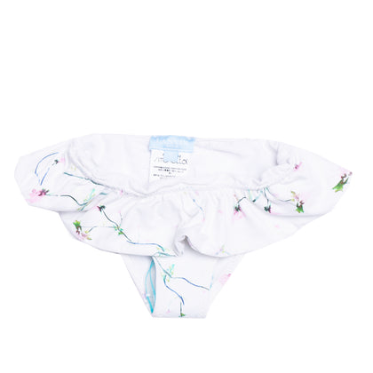 RRP €110 LANVIN Swim Bottom Size 1 / 3-6M Floral Ruffle Trim Made in Italy gallery photo number 1