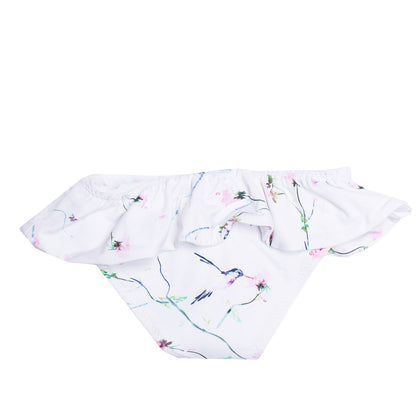 RRP €110 LANVIN Swim Bottom Size 1 / 3-6M Floral Ruffle Trim Made in Italy gallery photo number 2