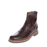 RRP €150 LEONARDO PRINCIPI Leather Ankle Boots Size 45 UK 11 US 12 Super Light gallery photo number 1