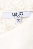 RRP €160 LIU JO JEANS Peplum Top Size XS White Lace Round Neck Made in Italy gallery photo number 6