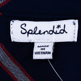RRP €120 SPLENDID Rayon Shirt Size S Plaid Pattern Dipped Grandad Collar gallery photo number 6