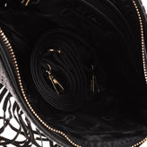 GIO CELLINI MILANO Crossbody Clutch Bag Suede Leather Fringe Studded gallery photo number 6