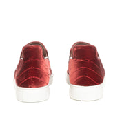 RRP €145 TWINSET Velour Sneakers EU 37 UK 4.5 US 6 Stitched Rhinestones gallery photo number 5