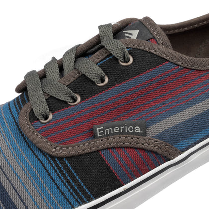 EMERICA Sneakers EU 44 UK 9.5 US 10.5 Striped Logo Patch Lace Up Round Toe gallery photo number 7