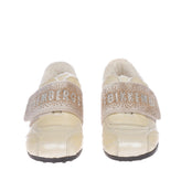 BIKKEMBERGS Baby Sneakers Size 23 UK 6.5 US 7.5 Patent Rhinestones Low Top gallery photo number 2