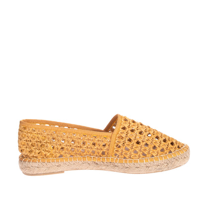 8 Faux Leather Woven Espadrille Flat Shoes EU 39 UK 6 US 9 Slip On Round Toe gallery photo number 3